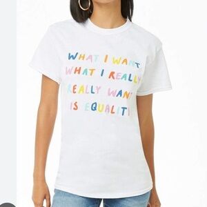 NWT The Style Club Equality 🌈 Graphic Tee ❤️ 💯 Cotton Size 1X